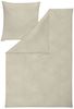 Estella Mako-Satin Bettwäsche 135x200 Luan ecrue uni Waben Rauten 7919-220 Bild 2