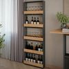 Weinglasregal Repose Goldkraft Eiche/Anthrazit 60 x 180 cm Vicco Bild 4