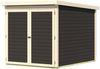 Karibu Fahrradbox Fahrradgarage mit Einschub und Halterung für bis zu 3 Fahrräder, in 2 Ausführungen, BxTxH: 162,5x216x167 cm Bild 2