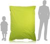 Green Bean® 2er Set SQUARE XXL + BeBi Sitzsack - 380L + 70L EPS Perlen Füllung - Indoor & Outdoor Beanbag für Kinder & Erwachsene - Hellgrün Bild 5