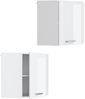 Hängeschrank R-Line Weiß Hochglanz 57 cm Eckhängeschrank mit Tür Vicco Bild 5