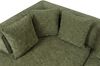 Sofa-Garnitur HWC-Q28, L-Sofa Couch Loungesofa, Stoff Chenille (270 g/m²) Liegefläche links 60x310x150cm ~ grün Bild 5