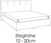 Bettwaesche-mit-Stil Mako-Satin Spannbettlaken Espresso Braun 70x200cm Bild 3
