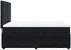 vidaXL Boxspringbett mit Matratze Schwarz 140x190 cm Samt 3292330 Bild 5