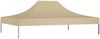 vidaXL Partyzelt-Dach 4,5x3 m Beige 270 g/m² 315366 Bild 3