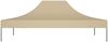 vidaXL Partyzelt-Dach 4,5x3 m Beige 270 g/m² 315366 Bild 4