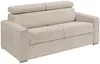 Vente-unique - VIZIR Sofa SamtStoff Beige - B 223 cm94 cm x H 110 cm95 cm x L 196 cm Bild 2