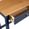 vidaXL Konsolentisch Hill 2 Schubladen Grau 110x45x74 cm Kiefernholz 288993 Bild 5
