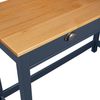 vidaXL Konsolentisch Hill 2 Schubladen Grau 110x45x74 cm Kiefernholz 288993 Bild 4