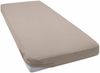 Estella Samt Velours Spannbetttuch 140x200 - 160x200 cm kiesel (800) Bild 3