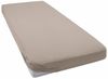 Estella Samt Velours Spannbetttuch 140x200 - 160x200 cm kiesel (800) Bild 2