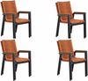 deVries Montana Diningstapelsessel Rope terracotta Bild 4