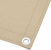 vidaXL Balkon-Sichtschutz Beige 120x700 cm 100 % Polyester-Oxford 4000186 Bild 3