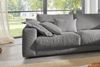 KAWOLA Sofa MADELINE Ecksofa Cord grau Recamiere rechts 86 x 224 x 325 cm Bild 4