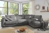KAWOLA Sofa MADELINE Ecksofa Cord grau Recamiere rechts 86 x 224 x 325 cm Bild 2