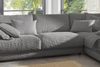 KAWOLA Sofa MADELINE Ecksofa Cord grau Recamiere rechts 86 x 224 x 325 cm Bild 5