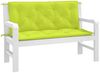 vidaXL Gartenbank-Auflagen 2 Stk. Knallgrün 120x50x7 cm Oxford-Gewebe 361689 Bild 3