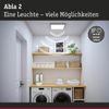 LED Panel Abia 2 White Select Dämmerungsgesteuerter Bewegungsmelder (HF) eckig 400x400mm 16W 1400lm 2700 - 4000K Chrom matt Bild 2
