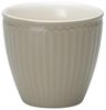 Greengate Latte Cup Alice Warm Grey Tasse Steingut Grau Bild 4
