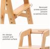 YOLEO Stuhl Kinderstuhl Mitwachsender Holz Stuhl für kinder 3 - 12 Jahren Bild 3