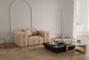 Sofaset Designersofa CHANTAL 3-2-1 in Stoff Opera Velvet Beige Bild 4