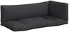 vidaXL Palettenkissen 3-tlg. Schwarz Stoff 360951 Bild 2