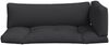 vidaXL Palettenkissen 3-tlg. Schwarz Stoff 360951 Bild 4