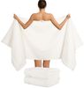 HAMMETEX Saunatuch Hammetex 2er Set extra große Saunatücher, Frottier (Packung, 2-St), 100% Baumwolle – Weich & Saugfähig – Luxuriöse Große Spa-Badetücher Bild 2
