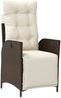 vidaXL 3-tlg. Bistro-Set mit Kissen Braun Poly Rattan 365298 Bild 4