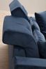 Ecksofa, 'Frido', 92 x 190 x 304, Marineblau Bild 4