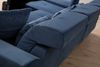 Ecksofa, 'Frido', 92 x 190 x 304, Marineblau Bild 3
