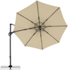Doppler Sonnenschirm / Ampelschirm "LIFE 310 Side", sand, Ø 310 cm Bild 2