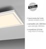 JUST LIGHT 14882-16 BEDGING LED Panel eckig weiß 80x35cm 3000K Bild 4
