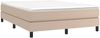 vidaXL Boxspringbett Matratze Cappuccino-Braun 140x200cm Kunstleder 3144266 Bild 3