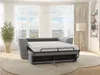 Vente-unique - RIZORA Sofa Stoff Grau - B 223 cm96 cm x H 93 cm x L 230 cm Bild 2