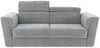 Vente-unique - RIZORA Sofa Stoff Grau - B 223 cm96 cm x H 93 cm x L 230 cm Bild 3