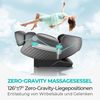 NAIPO Massagesessel Shiatsu Zero-Gravity Massagestuhl, Wärmetherapie, 3D Surround-Sound, USB, Bluetooth, Award Winner Bild 2