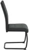 Schwingstuhl Delia / Dunja S, Mikrofaser, Anthrazit, 43 x 99 x 61 cm Bild 3
