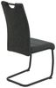 Schwingstuhl Delia / Dunja S, Mikrofaser, Anthrazit, 43 x 99 x 61 cm Bild 4
