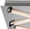 LED Deckenleuchte, Chrom, satiniert, warmweiß, L 58cm Bild 4