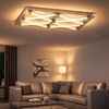 LED Deckenleuchte, Chrom, satiniert, warmweiß, L 58cm Bild 2