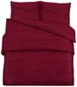 vidaXL Bettwäsche-Set Bordeauxrot 200x220 cm Leichte Mikrofaser 136041 Bild 2