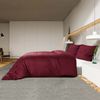 vidaXL Bettwäsche-Set Bordeauxrot 200x220 cm Leichte Mikrofaser 136041 Bild 4