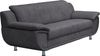 TRENDMANUFAKTUR 3-Sitzer Rondo, Breite 207 cm, breite Armlehnen, Füße chromfarben, Big-Sofa wahlweise mit Federkern, in verschiedenen Bezügen bestellbar Bild 3