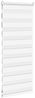 vidaXL Doppelrollo Weiß 65x100 cm Stoffbreite 60,9 cm Polyester 4014722 Bild 4