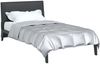 vidaXL Sommerdecke Silber 140 x 220 cm Satin und Mikrofaser 42025794 Bild 3