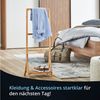 KHG Herrendiener aus Bambus Echtholz für Kleidung, (Stummer Diener, Sackohalter mit Hosenbügel sowie Schuhablage) Bild 2