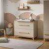 Wickelkommode Malia Cashmere/Artisan 108 x 98 cm mit 2 Schubladen Vitalispa Bild 3