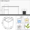 Lechuza Pflanzgefäß Cube Cottage 30 sandbraun Bild 3