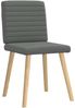 vidaXL Esszimmerstühle 6 Stk. Dunkelgrau Stoff 3315545 Bild 3